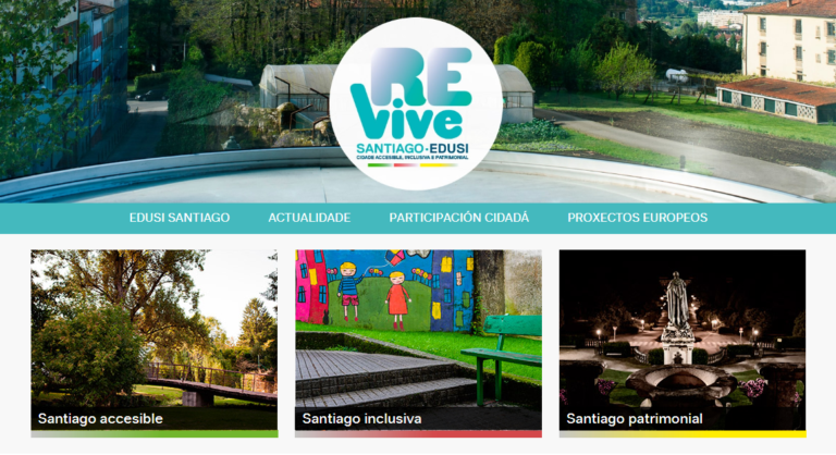 O programa ‘ReVive Santiago’ presenta nunha web os proxectos da EDUSI
