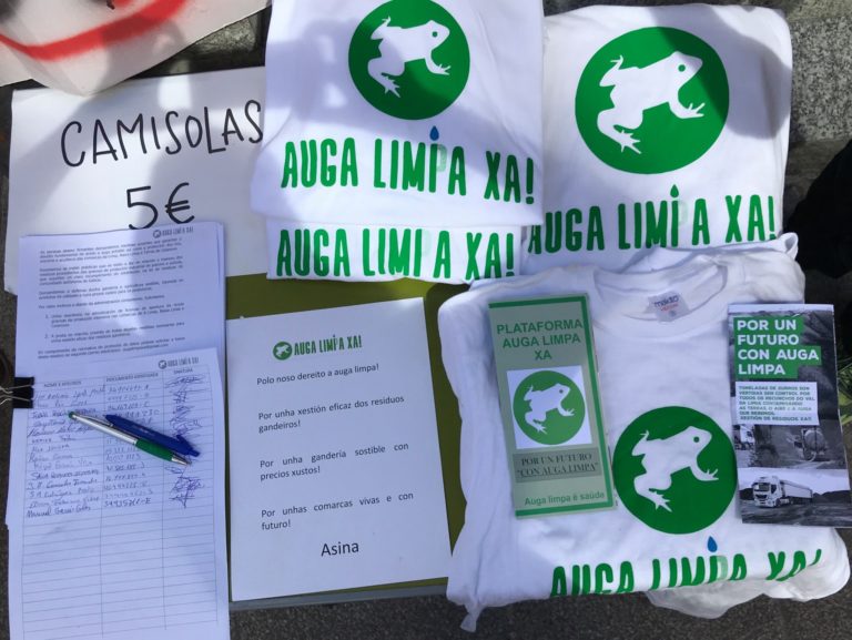 A plataforma Auga Limpa Xa acusa á asociación de gandeiros das agresións sufridas en Xinzo