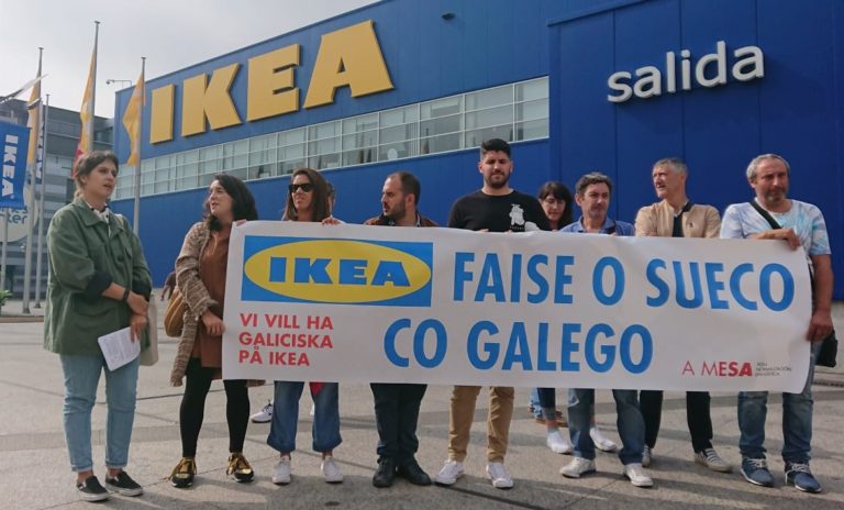 Activistas a prol da lingua mobilízanse esixindo que Ikea non se faga o sueco co galego