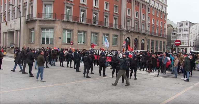 O movemento antifascista galego recibirá unha vez máis a Santiago Abascal