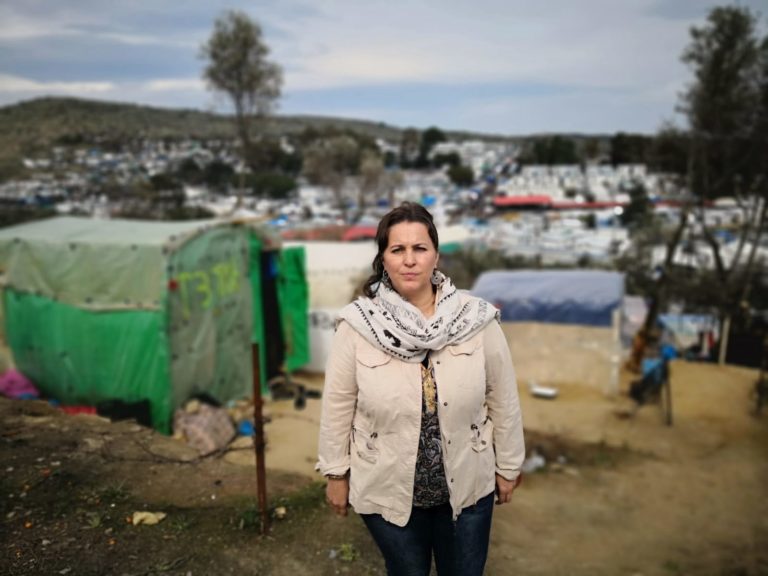 Ana Miranda denuncia a “terrible situación humanitaria” que se vive no campo de refuxiadas de Moria, o maior de Europa